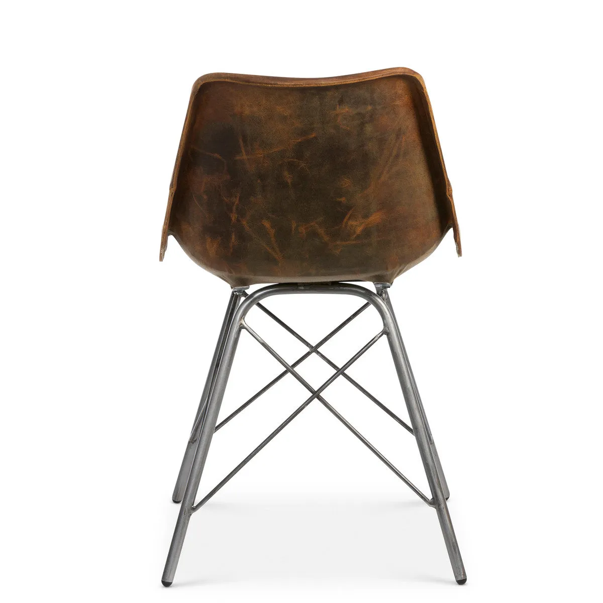 Industrial Leather Desk Chair