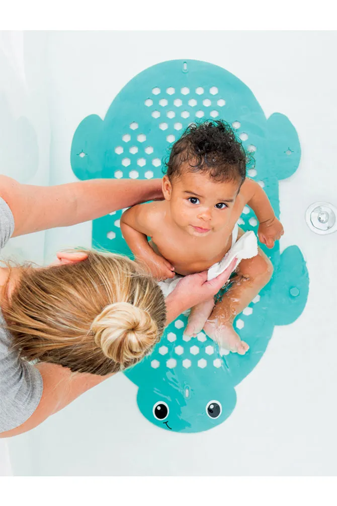 Infantino 2-in-1 Bath Mat & Storage Basket Turtle
