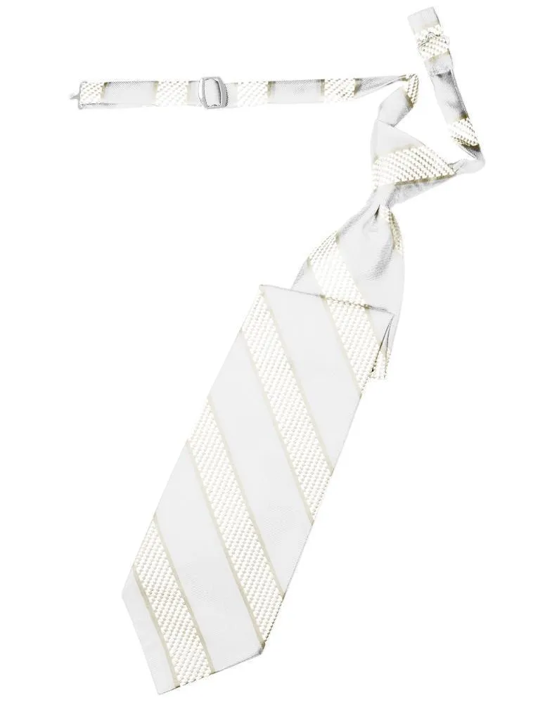 Ivory Venetian Stripe Necktie