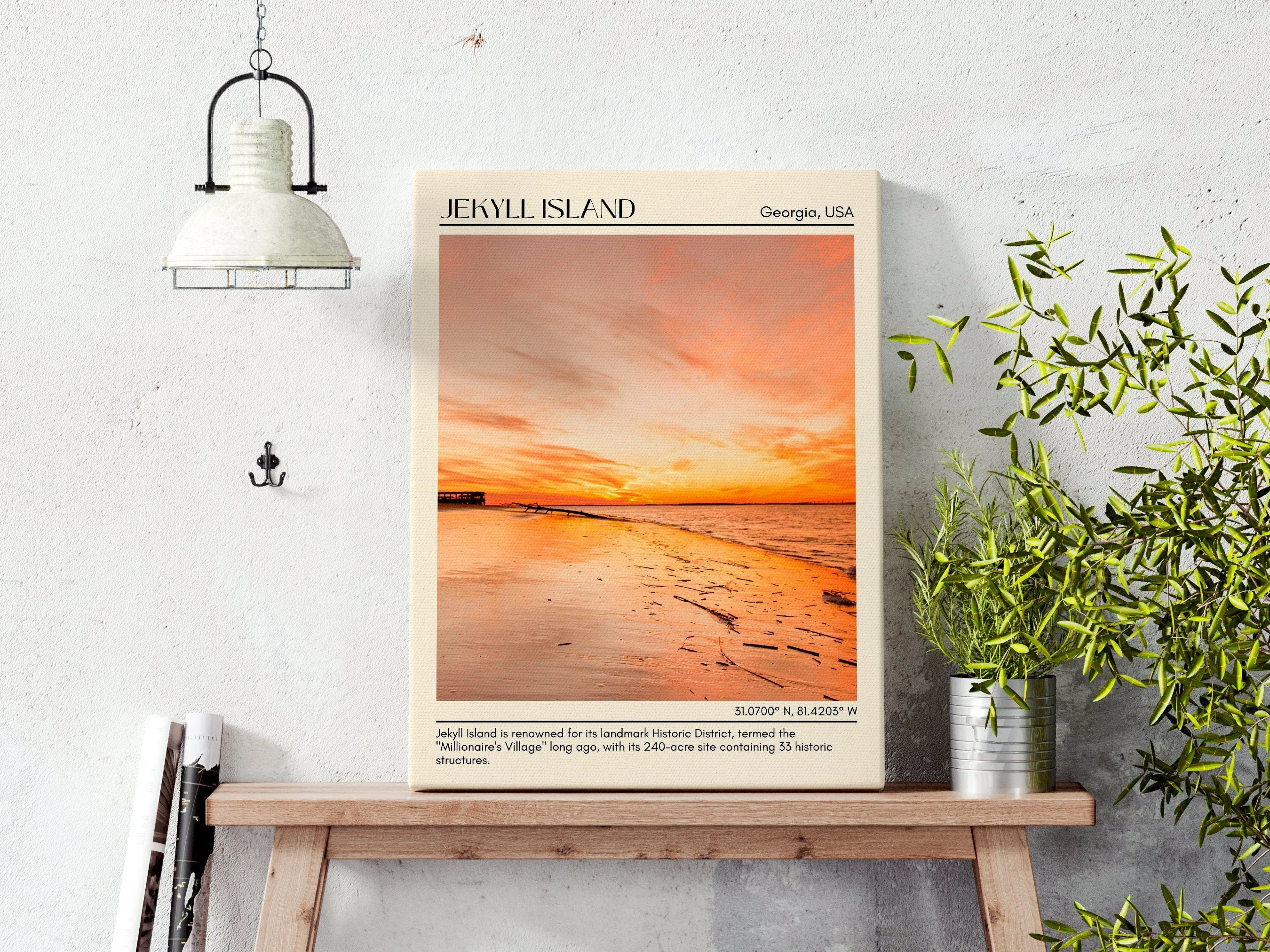 Jekyll Island Wall Canvas, USA
