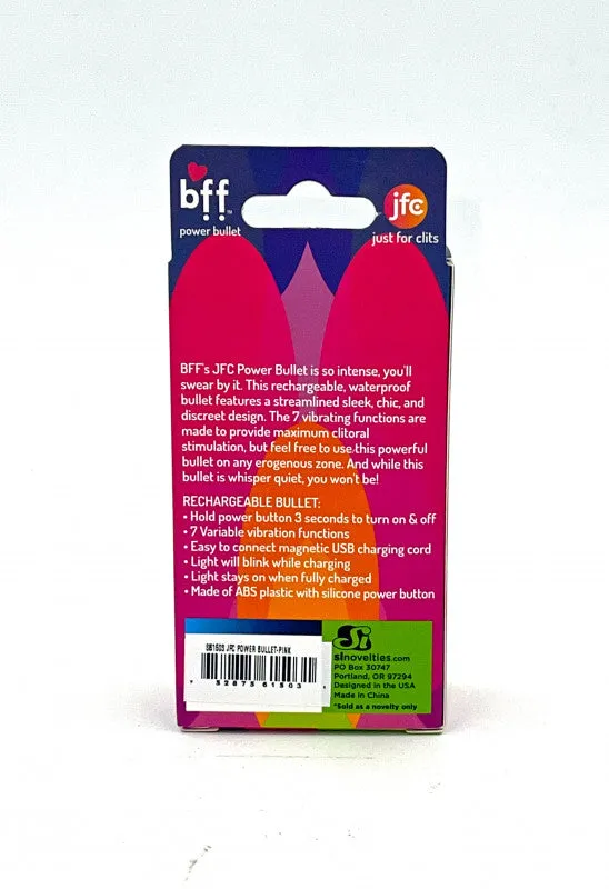 Jfc Rechargeable Power Bullet - Pink