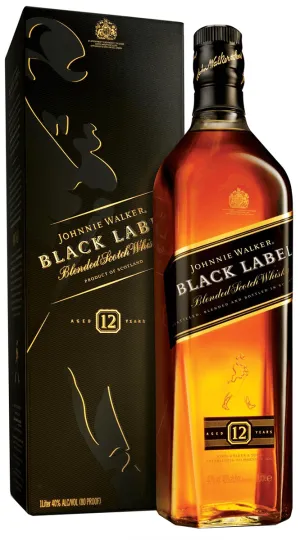 Johnnie Walker Black Label 12 year 1 L
