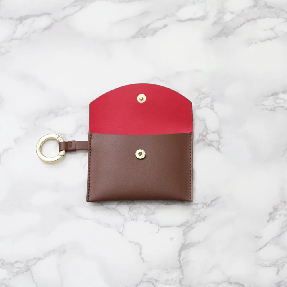 KAFKA CARD CASE CHOCOLATE