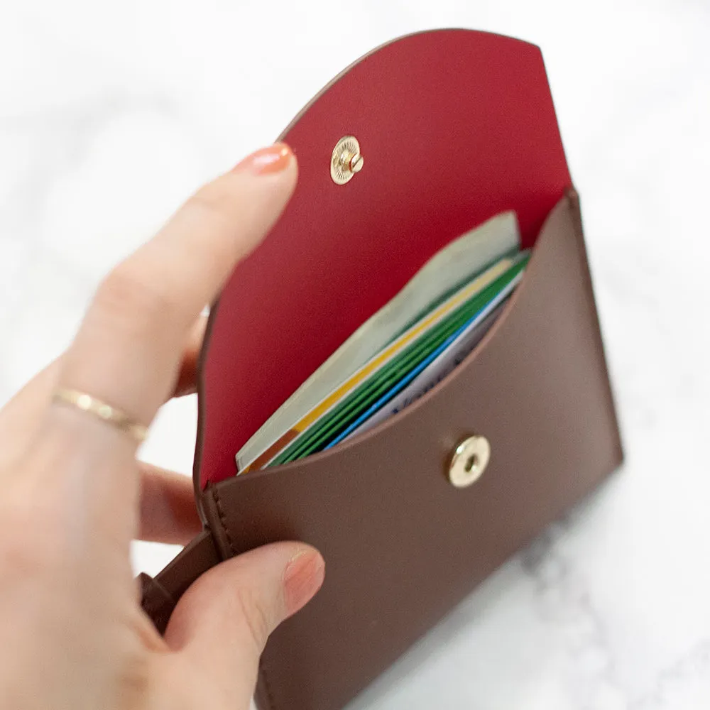 KAFKA CARD CASE CHOCOLATE