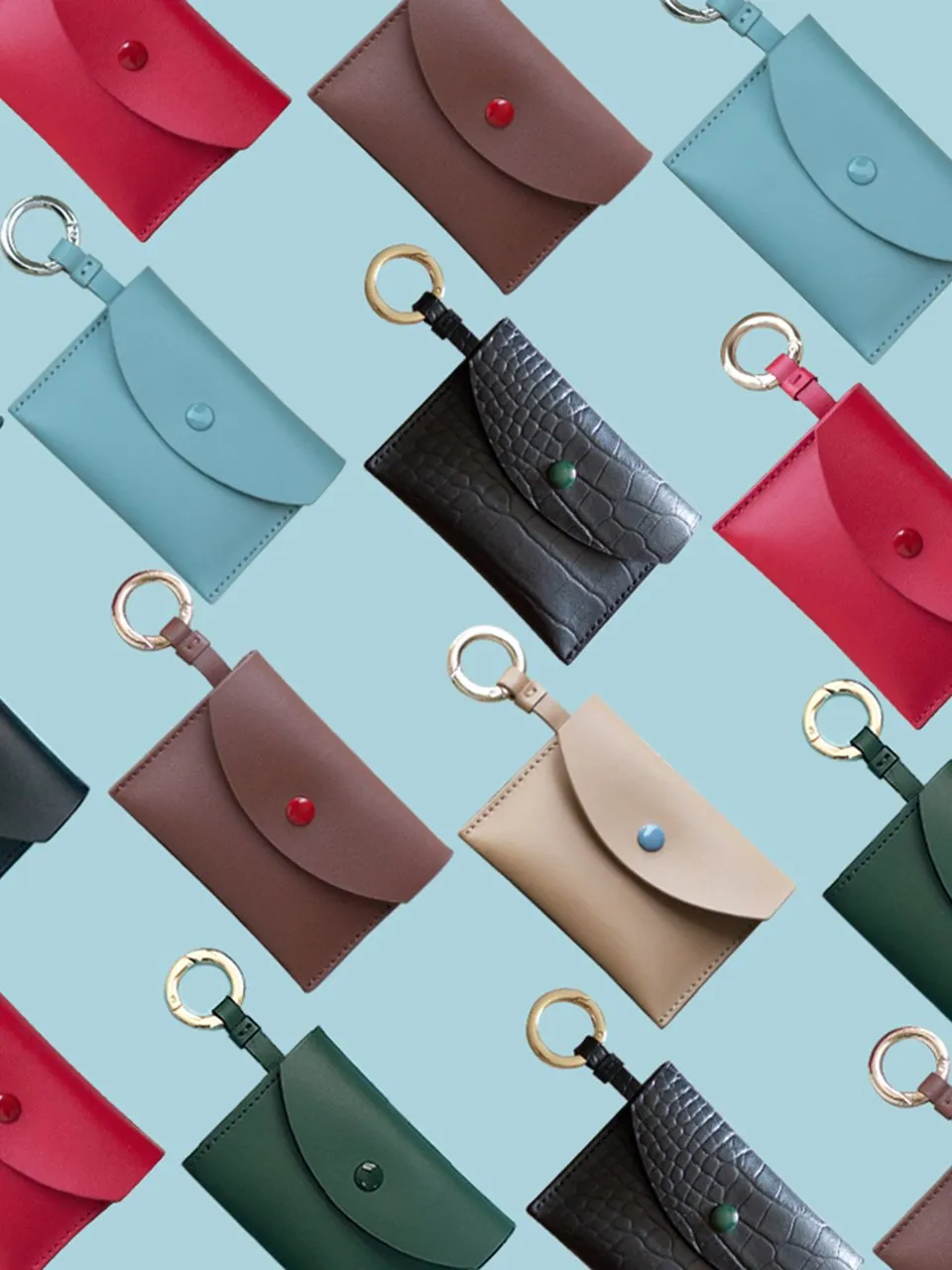 KAFKA CARD CASE GREEN