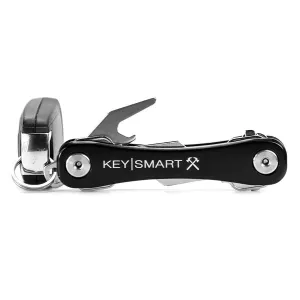 KeySmart Rugged Aluminum Belt Clip and Bottle Opener Black