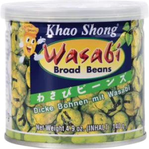 KHAO SHONG, BROAD BEANS COATED WASABI 140G