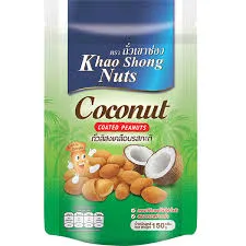 KHAO SHONG, COCONUT COATED PEANUTS 150G
