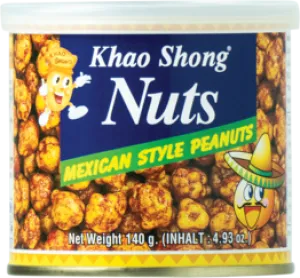KHAO SHONG, MEXICAN STYLE SPICY PEANUTS 140G