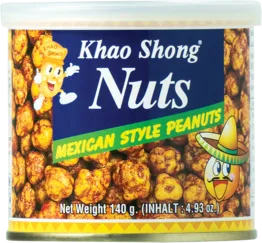 KHAO SHONG, MEXICAN STYLE SPICY PEANUTS 140G