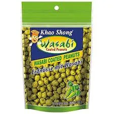 KHAO SHONG PEANUT COASTED WASABI 140G