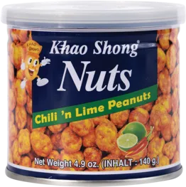 KHAO SHONG, PEANUT WITH CHILI & LIME 140G