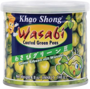 KHAO SHONG,WASABI COATED GREEN PEAS 140G