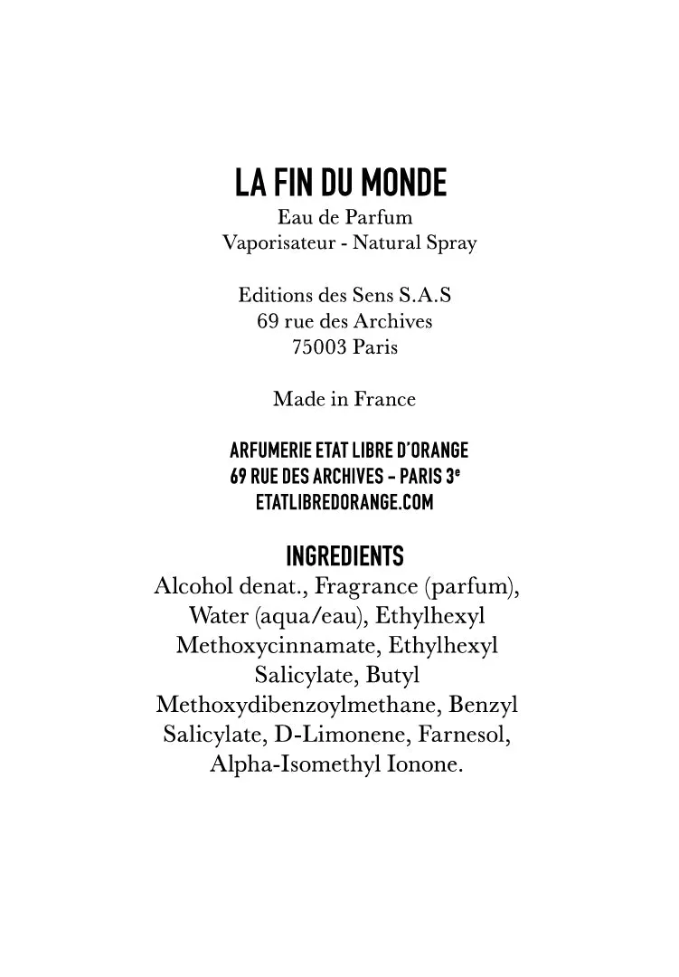 LA FIN DU MONDE