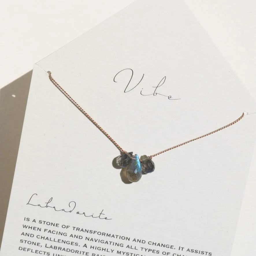 LABRADORITE RAINDROPS
