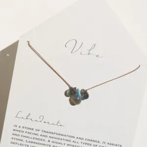 LABRADORITE RAINDROPS