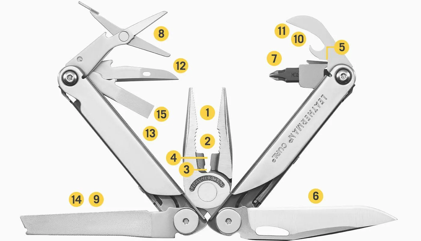 Leatherman Multitool CURL - Silver