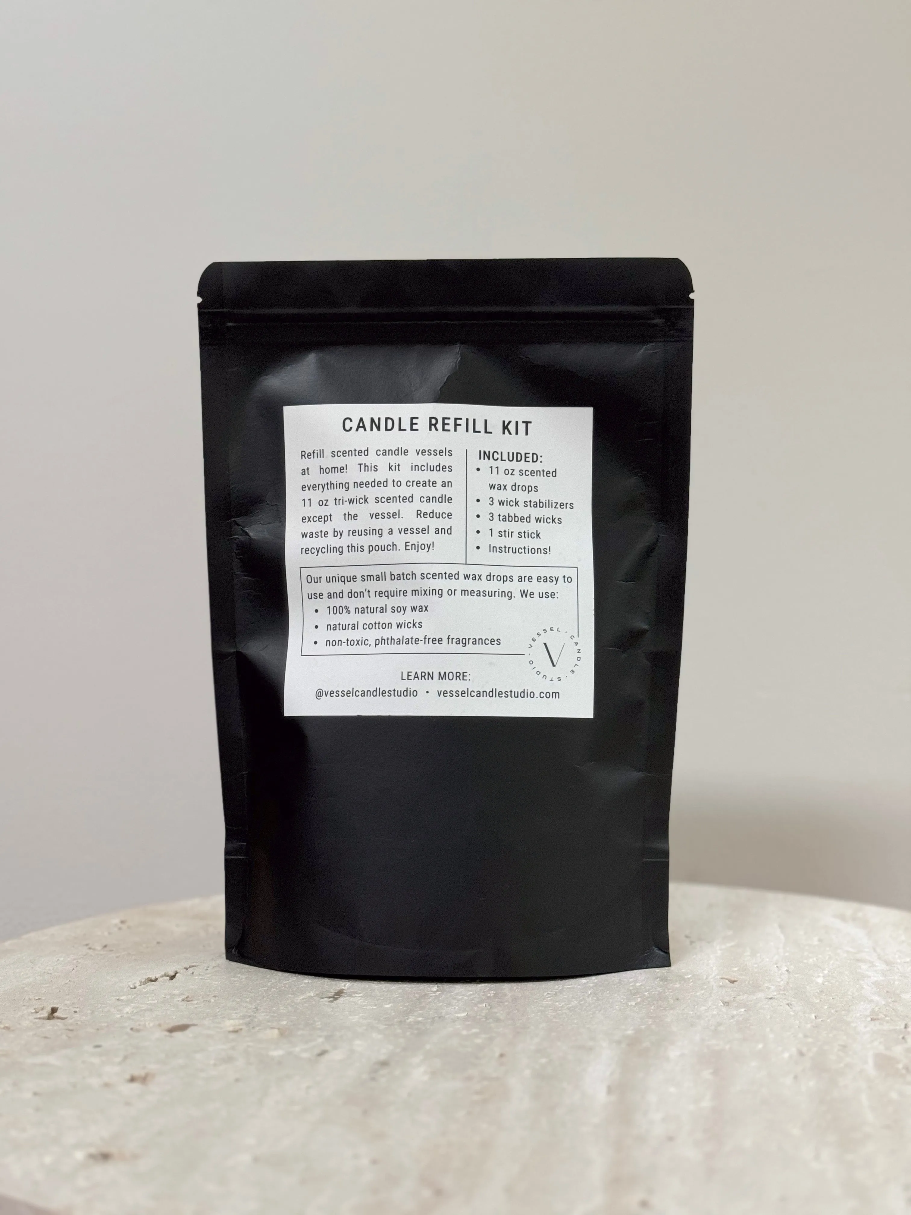 Library Candle Refill Kit 12 oz | Roam