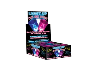 Light Up  Shot Glasses 12 Piece P.O.P. Display - Assorted Colors