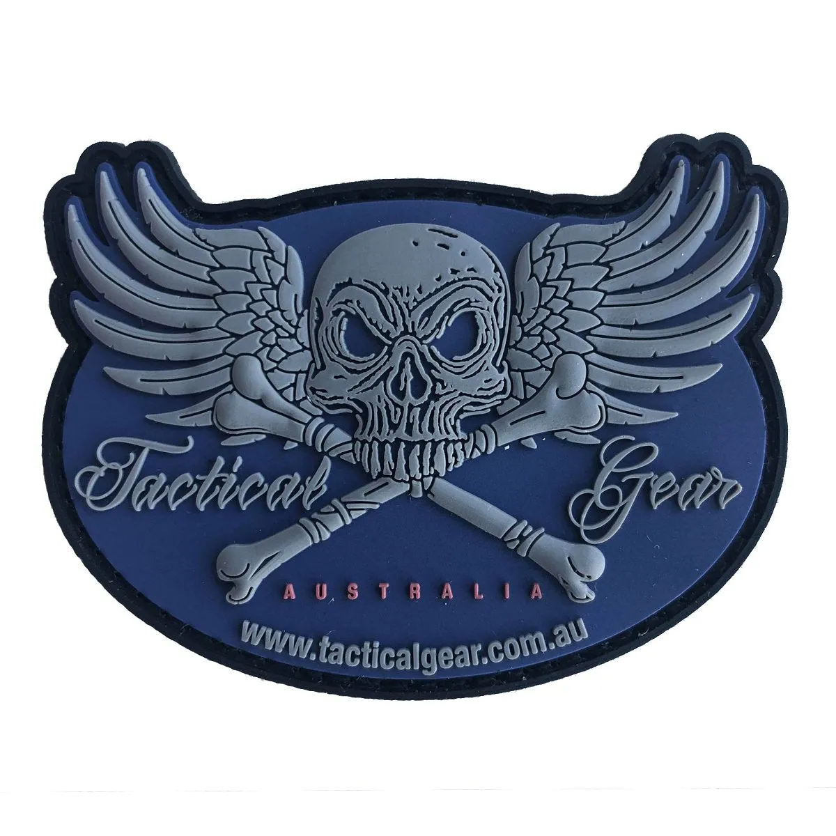 Limited Edition TGA 3D PVC Morale Patch Oval Subdued Coloured
