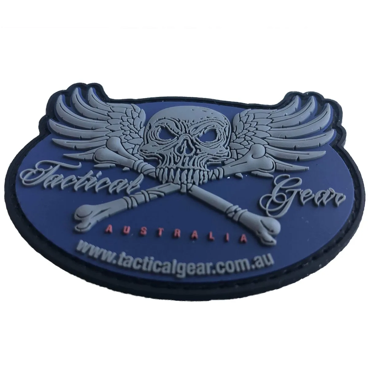 Limited Edition TGA 3D PVC Morale Patch Oval Subdued Coloured