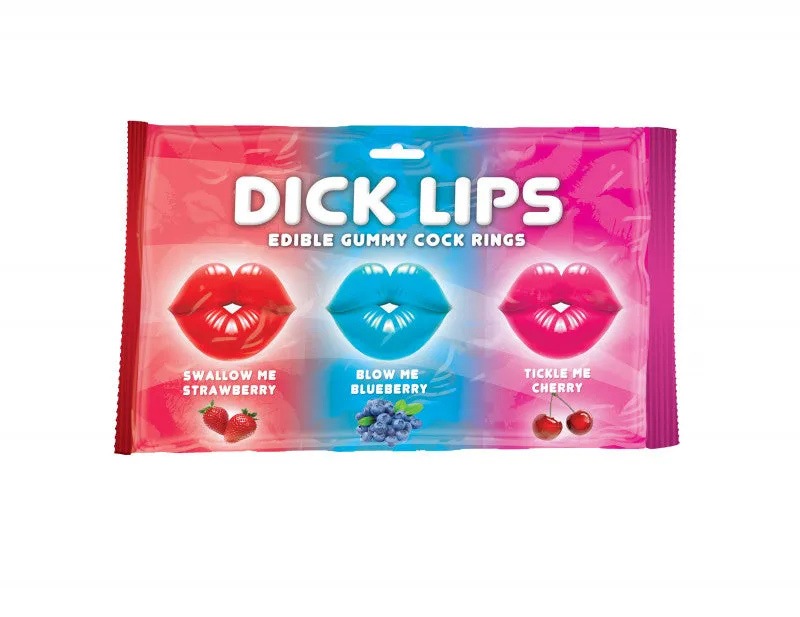 Lips Edible Gummy  Rings