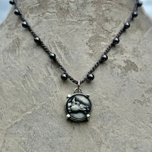 Little Lovely Pewter Horse Head Necklace