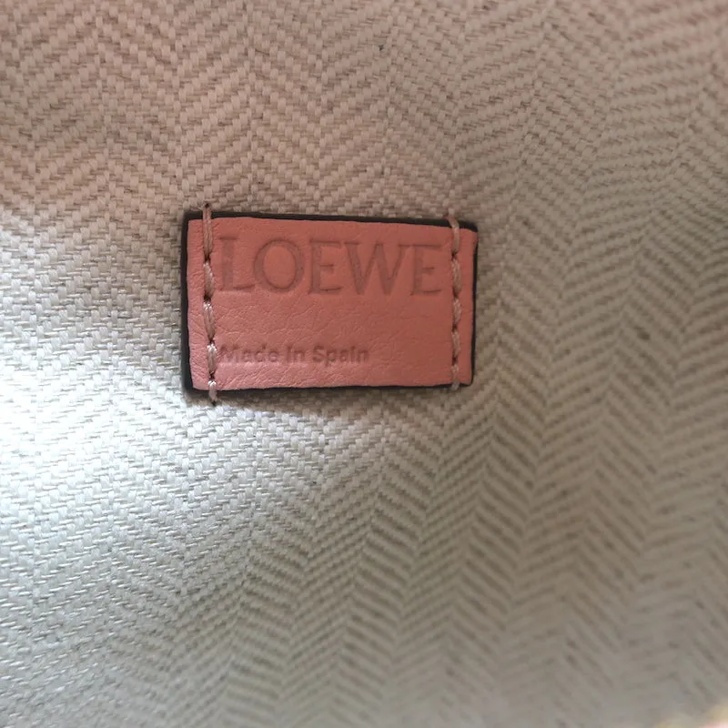 Loewe Puzzle Mini Bag Pink Leather Crossbody NEW