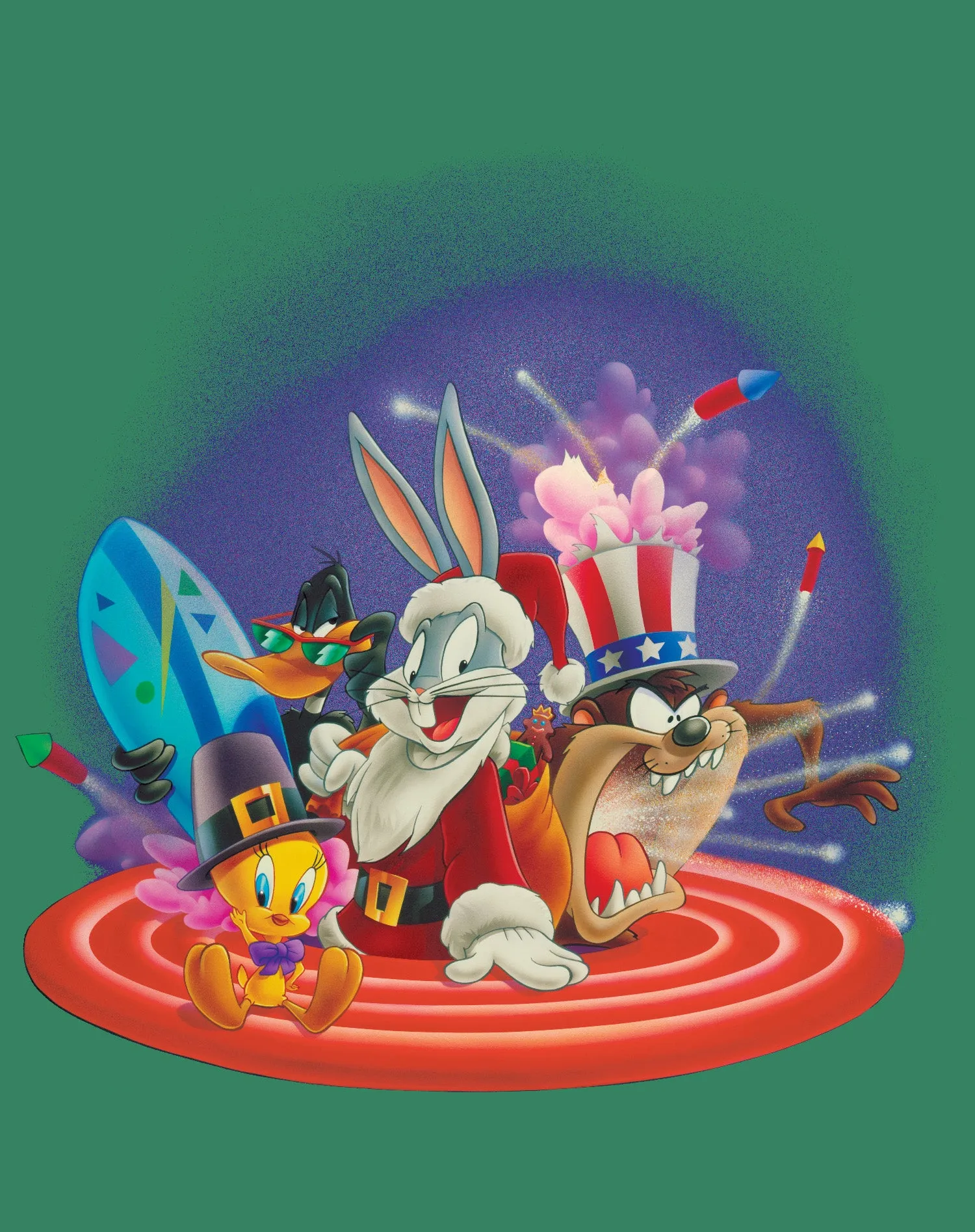 Looney Tunes American Holiday Official Women's T-Shirt