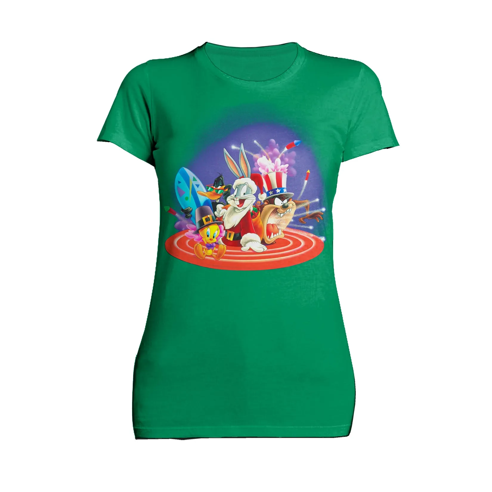 Looney Tunes American Holiday Official Women's T-Shirt