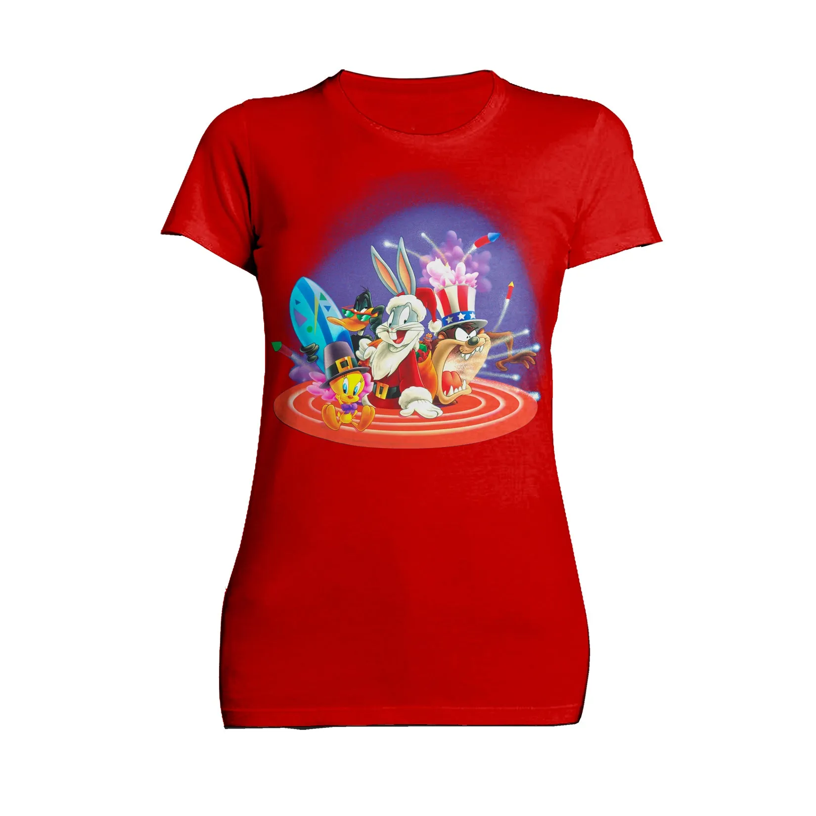 Looney Tunes American Holiday Official Women's T-Shirt