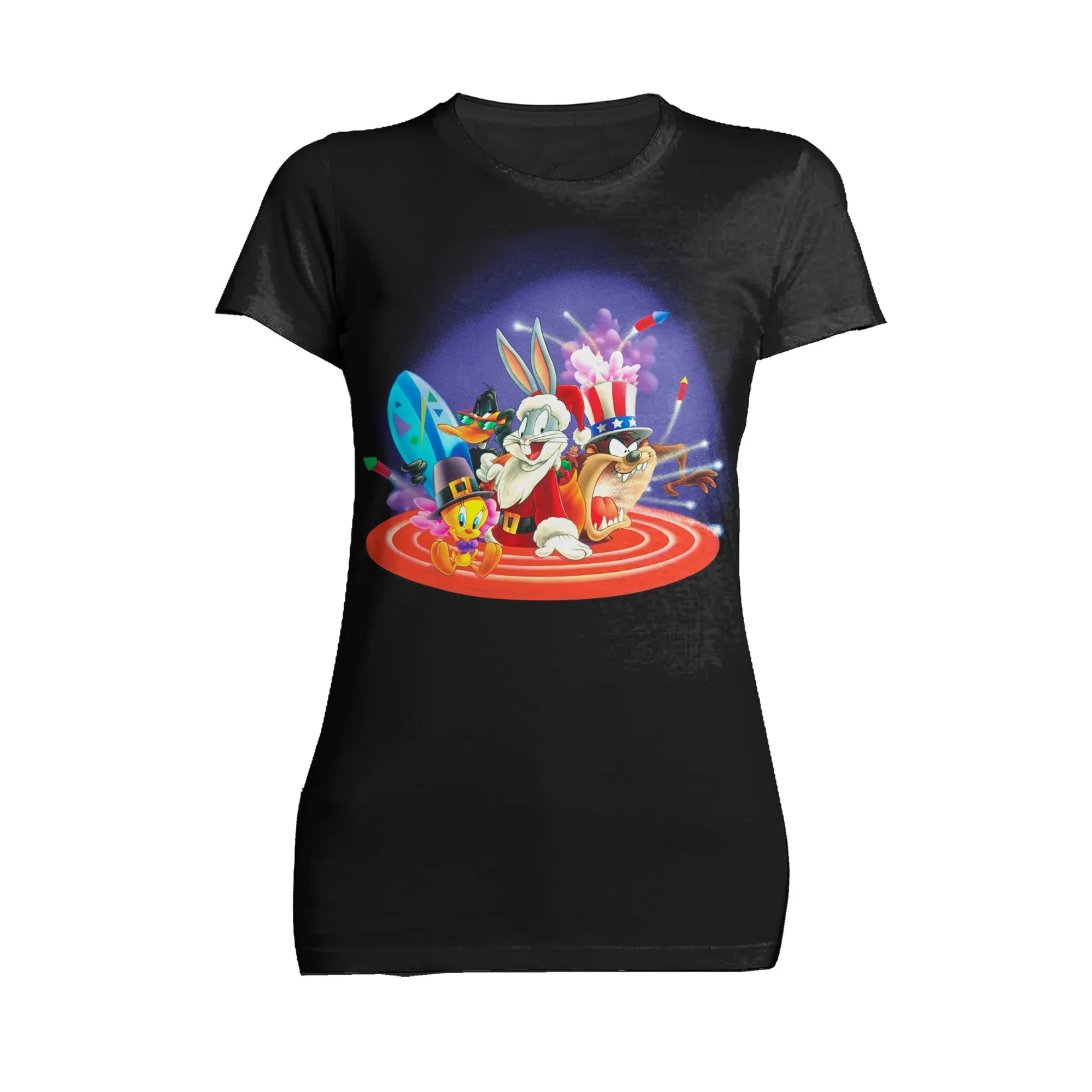 Looney Tunes American Holiday Official Women's T-Shirt