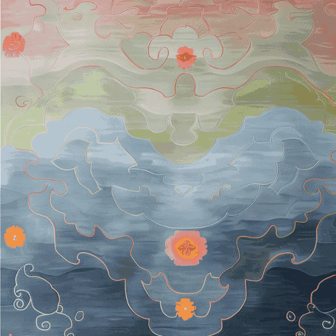 Lotus Horizon  Hand Tufted Rug
