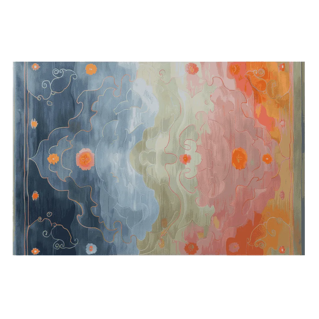 Lotus Horizon  Hand Tufted Rug