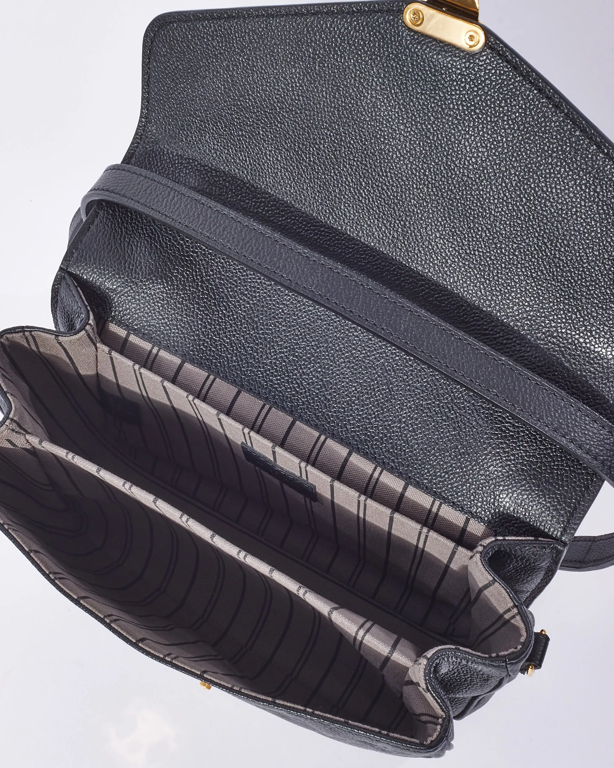 Louis Vuitton Black Empreinte Leather Pochette Metis