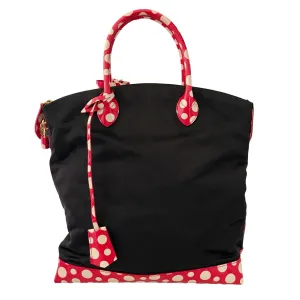 Louis Vuitton Black Monogram Kusama Vernis Top Handle Bag