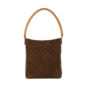 Louis Vuitton Brown Monogram Looping Shoulder Bag