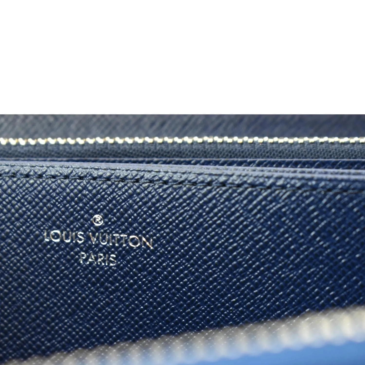 LOUIS VUITTON LV Escale Monogram Coated Canvas Zippy Wallet Blue