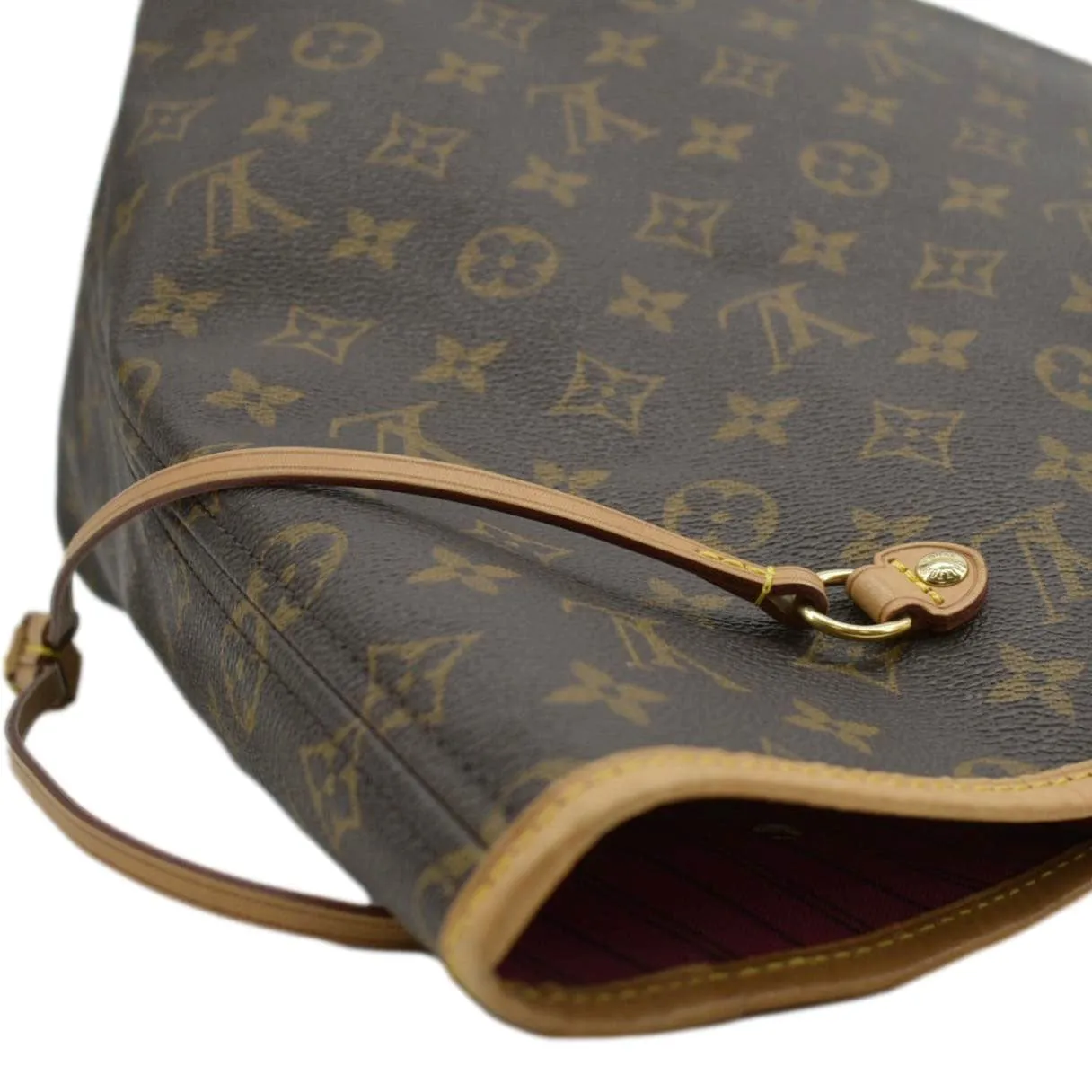 LOUIS VUITTON Neverfull GM Monogram Canvas Tote Bag Brown
