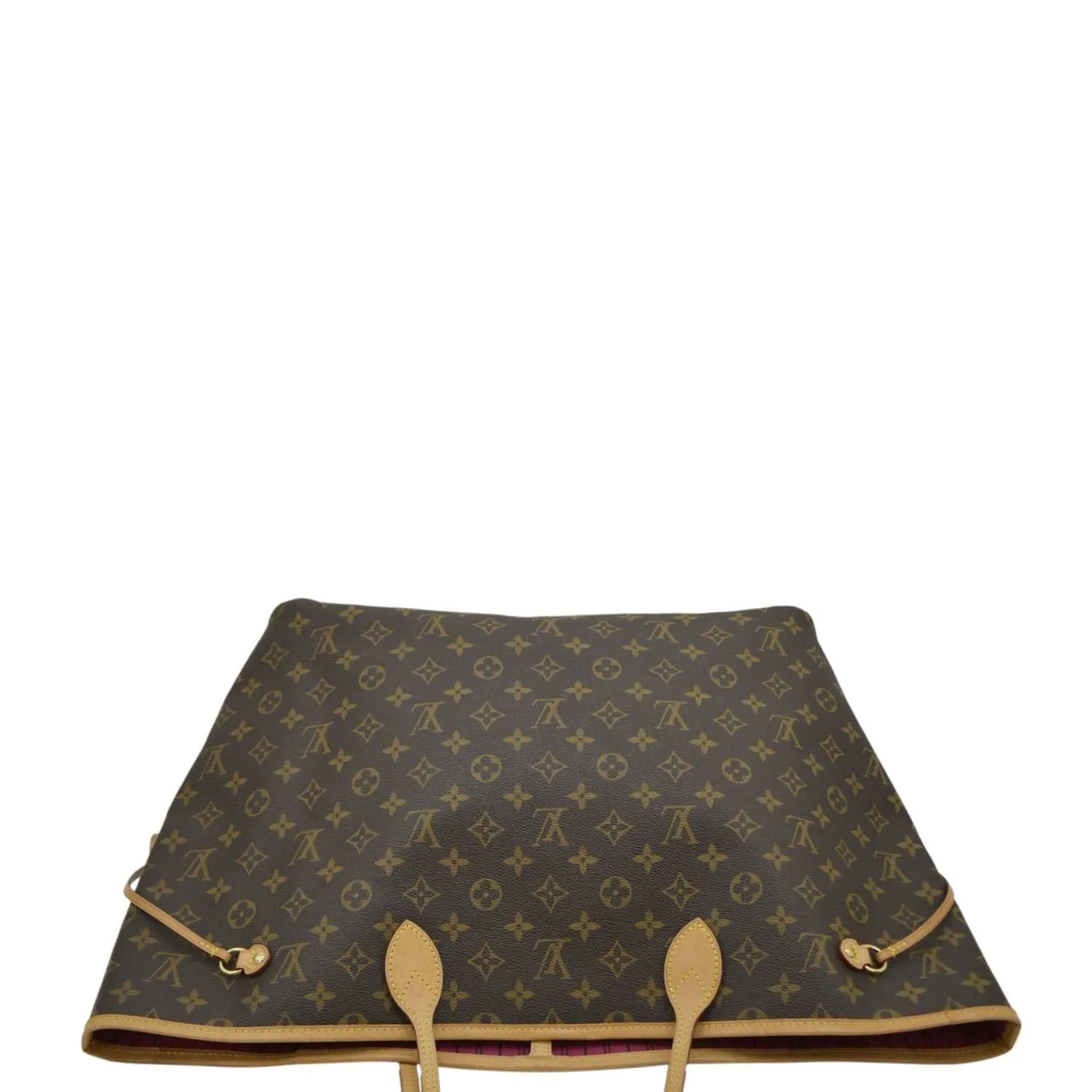 LOUIS VUITTON Neverfull GM Monogram Canvas Tote Bag Brown