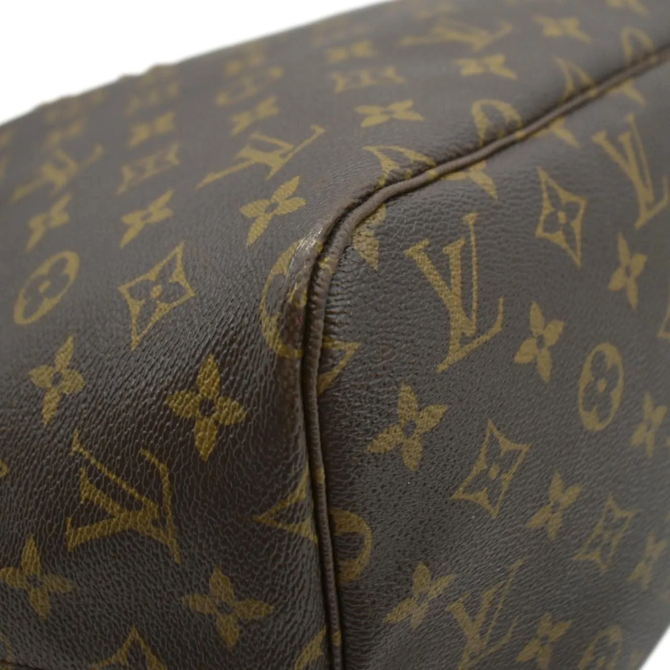LOUIS VUITTON Neverfull GM Monogram Canvas Tote Bag Brown