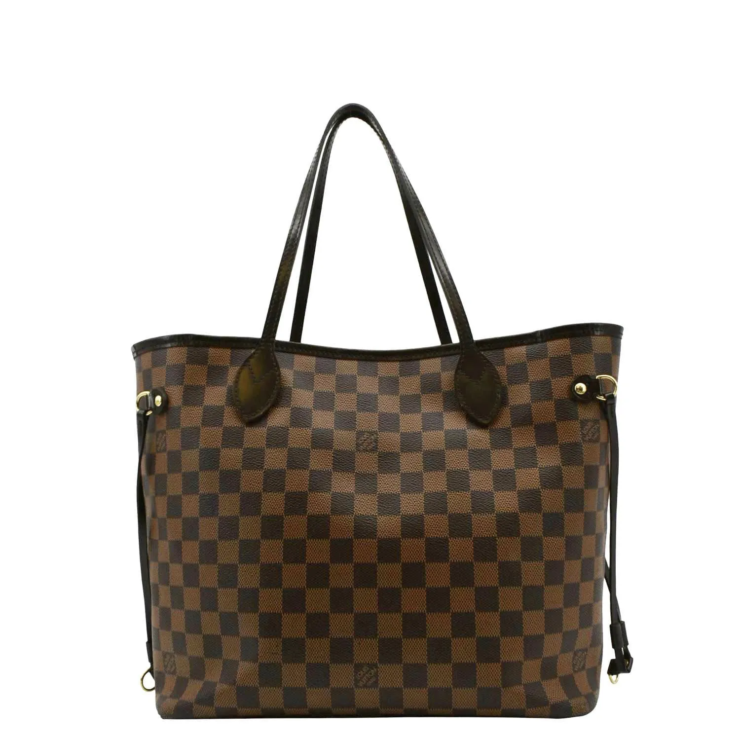 LOUIS VUITTON  Neverfull MM Damier Ebene Tote Bag Brown