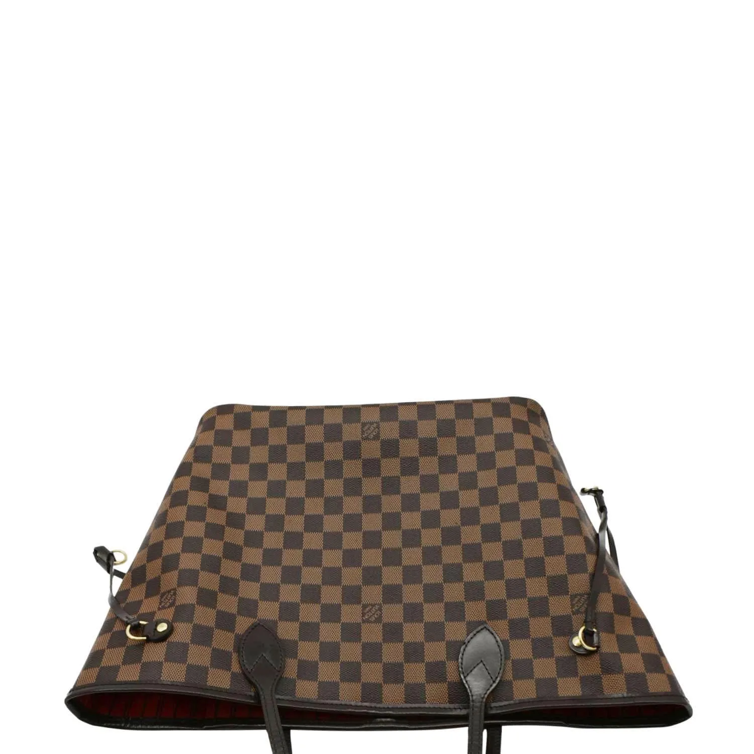 LOUIS VUITTON  Neverfull MM Damier Ebene Tote Bag Brown