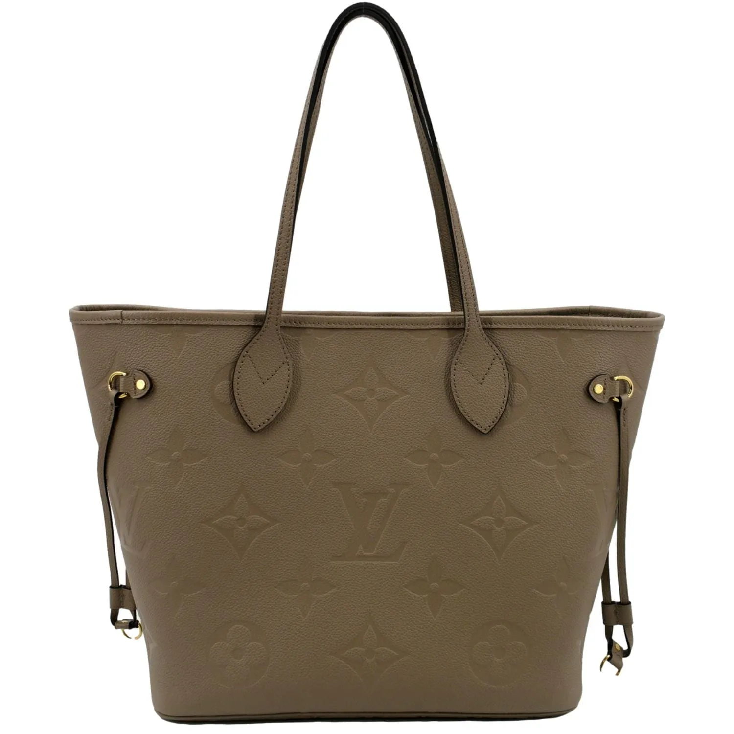 LOUIS VUITTON Neverfull MM Monogram Leather Tote Bag Tourterelle - New Year Deals