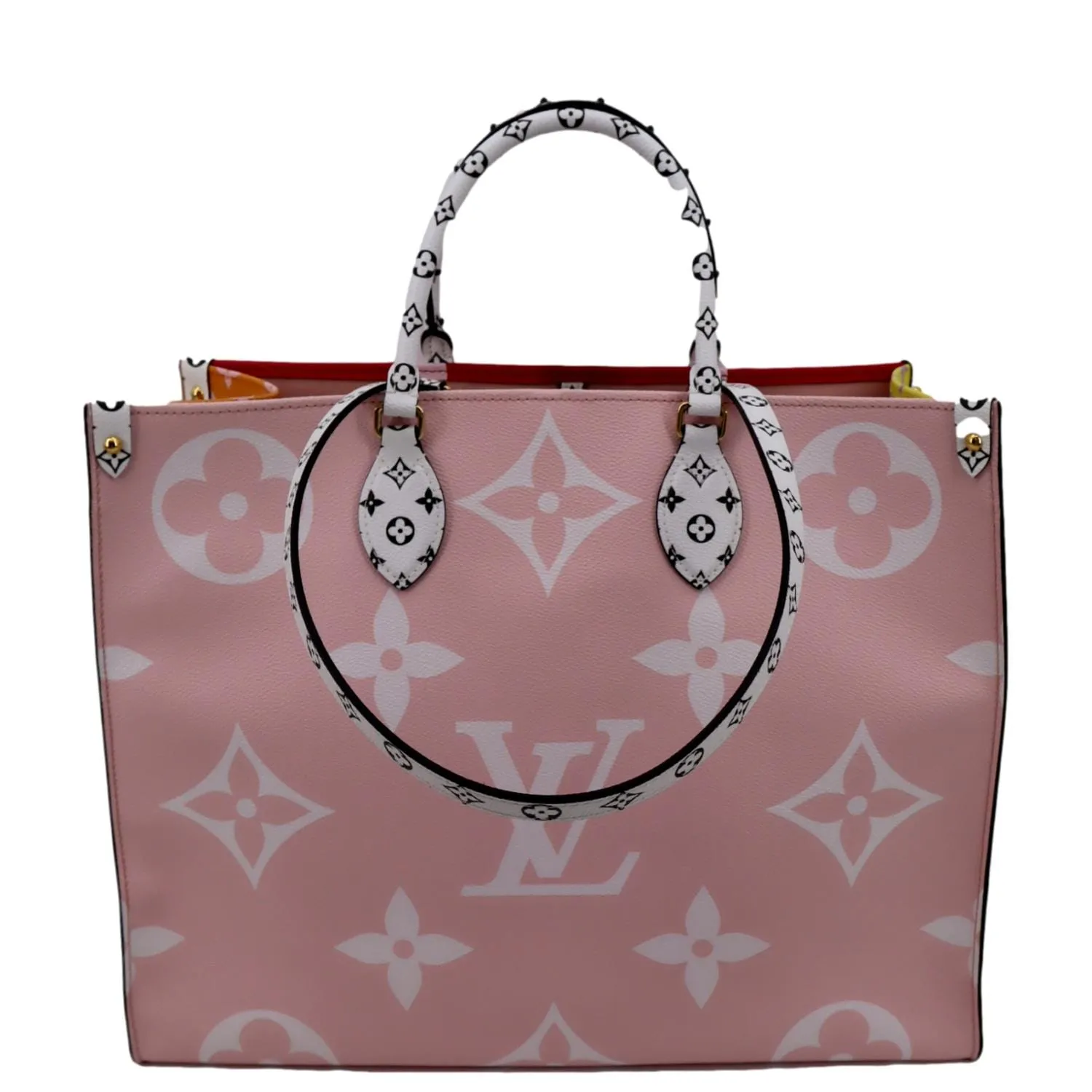LOUIS VUITTON Onthego GM Limited Edition Giant Monogram Tote Bag Rouge Rose
