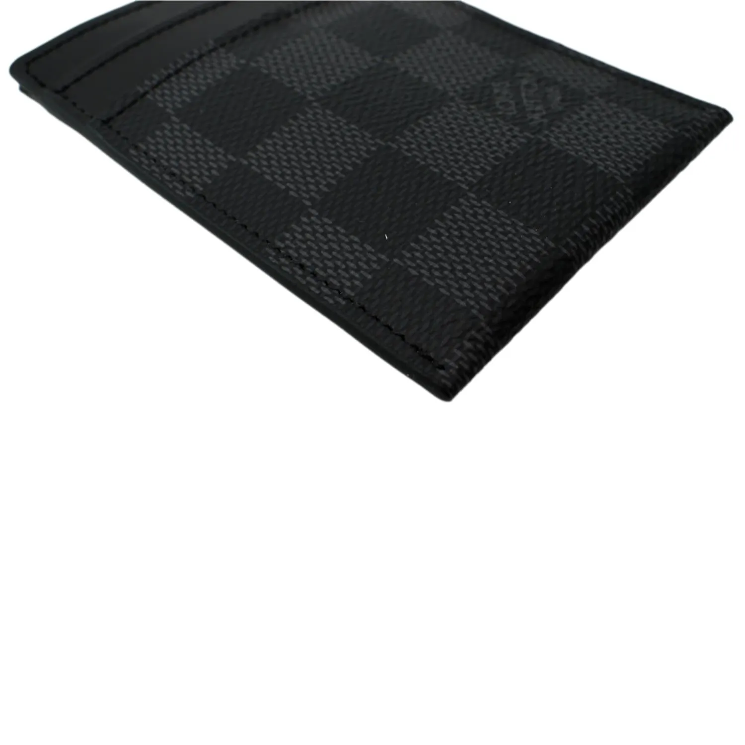 Louis Vuitton Pince Damier Graphite Card Holder Black