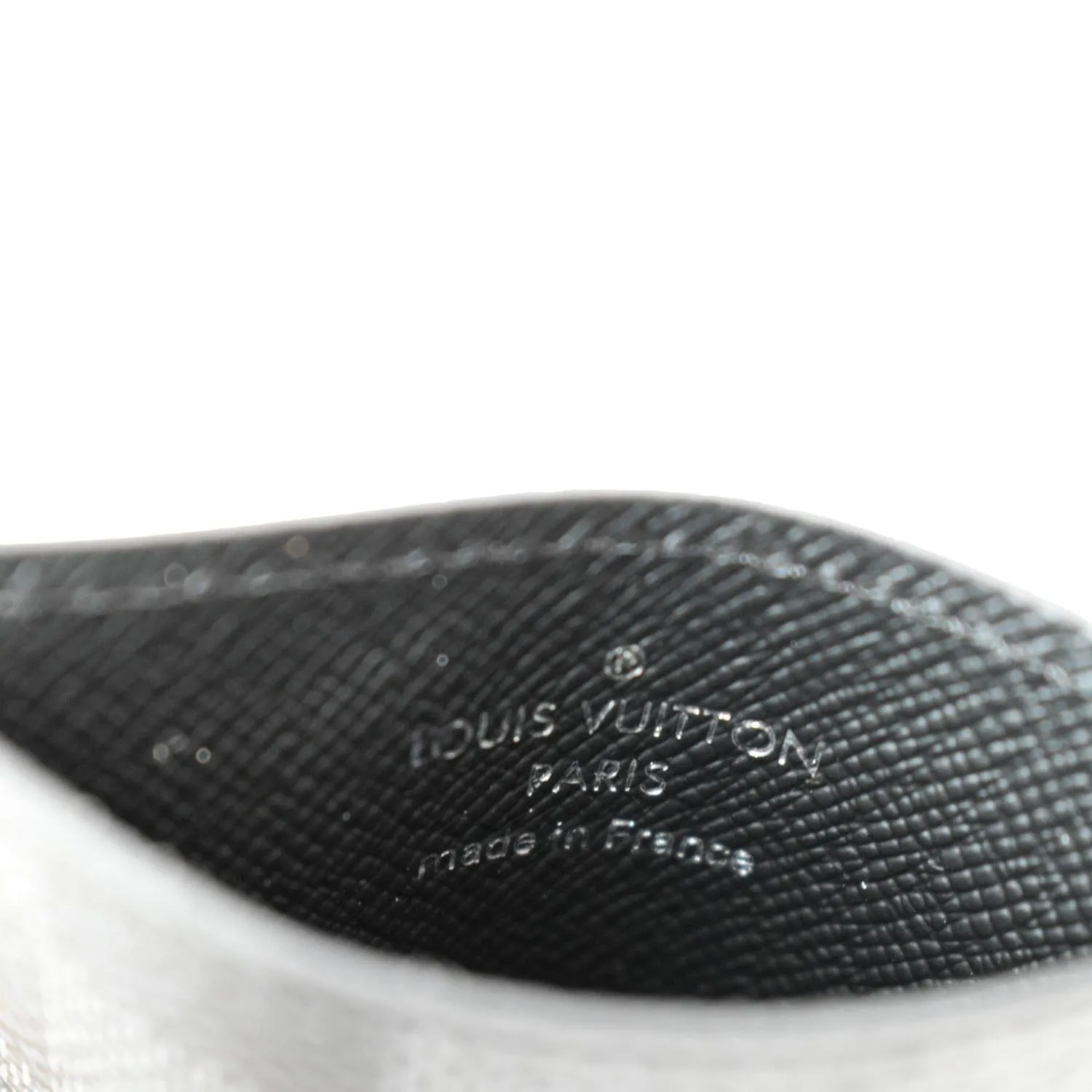 Louis Vuitton Pince Damier Graphite Card Holder Black