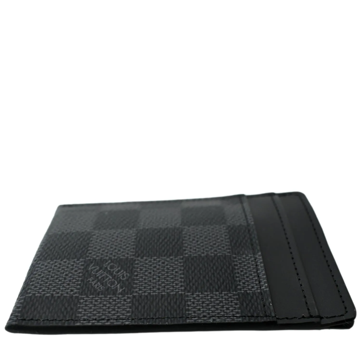 Louis Vuitton Pince Damier Graphite Card Holder Black
