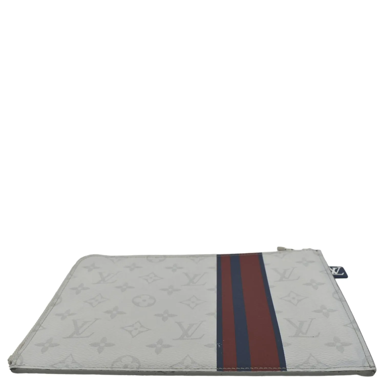 LOUIS VUITTON Pochette Jour Monogram Leather Pouch Clutch Bag Antarctica