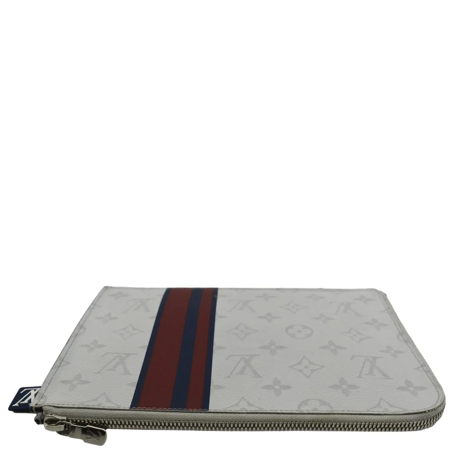 LOUIS VUITTON Pochette Jour Monogram Leather Pouch Clutch Bag Antarctica